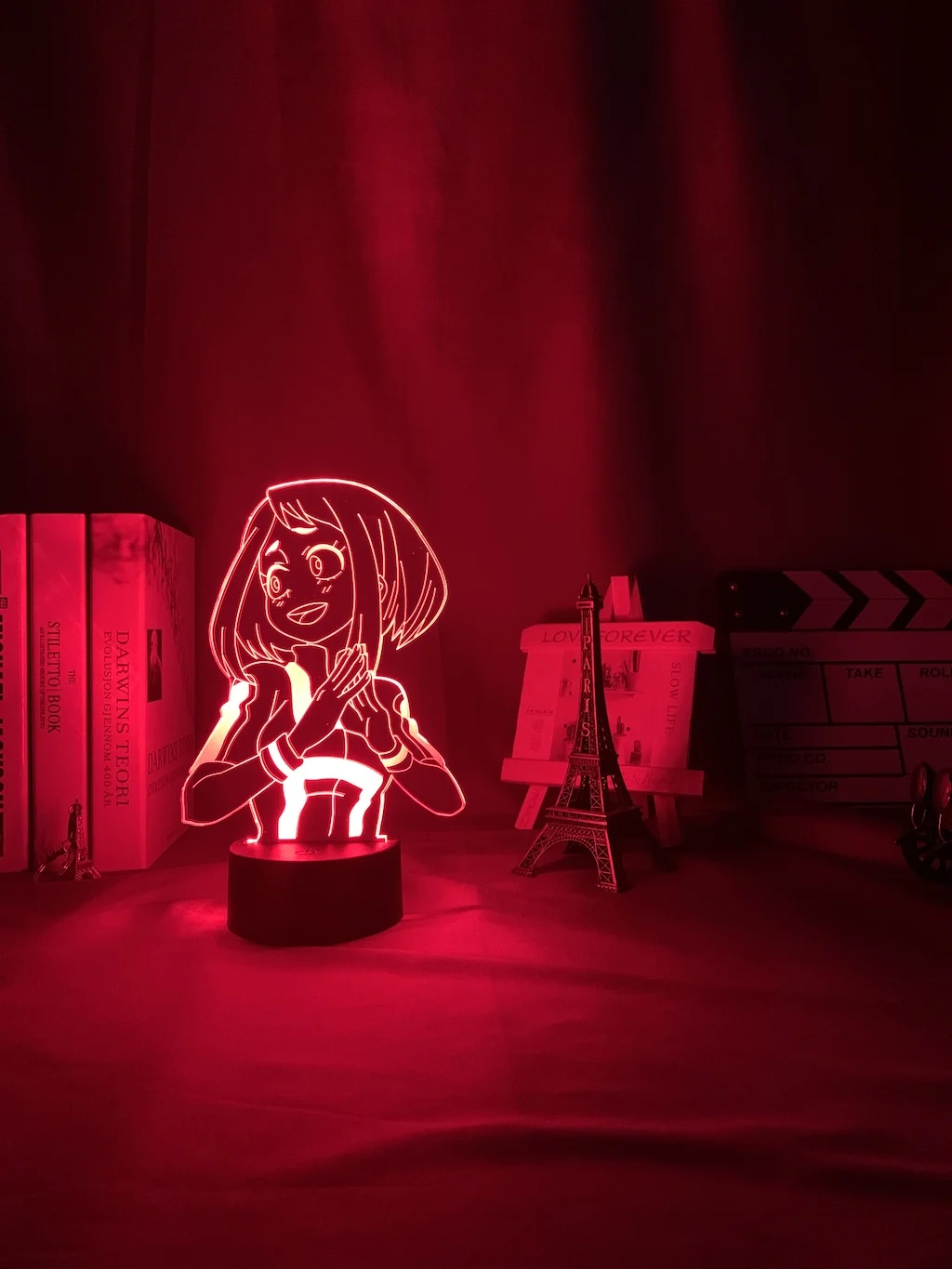 

3d Lamp Anime My Hero Academia Ochako Uraraka Light for Bedroom Decor Child Kids Birthday Gift Uraraka Lamp My Hero Academia