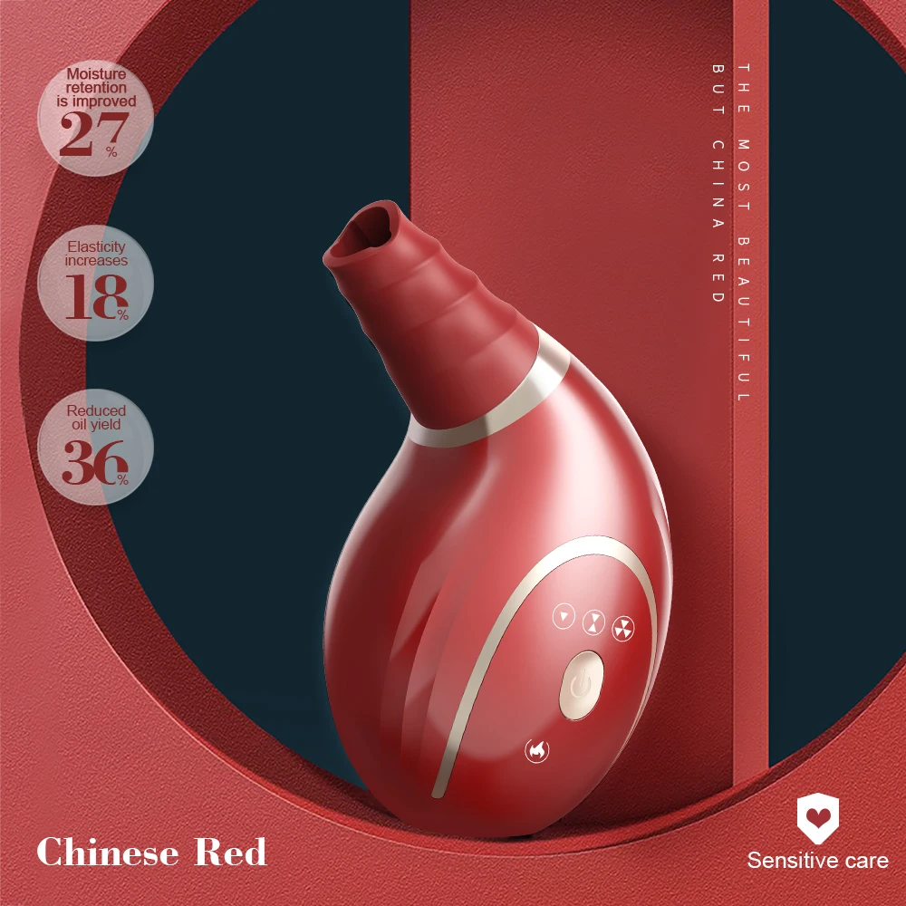 

SEEKLOVE Small Conch Electric Vacuum Blackhead Remover Facial Skin Blemishes Removal Pore Acne Cleaner Device Comedone Extractor