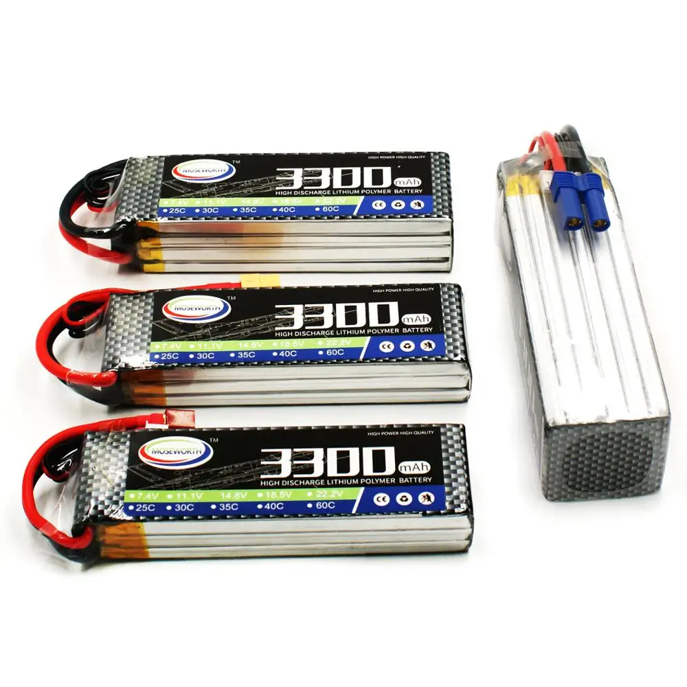 

New Batteries 3S 11.1V 3300mAh 25C RC LiPo Battery For RC Quadcopter Drone Car Helicopter Airplane Truck RC Toys Lithium Polymer