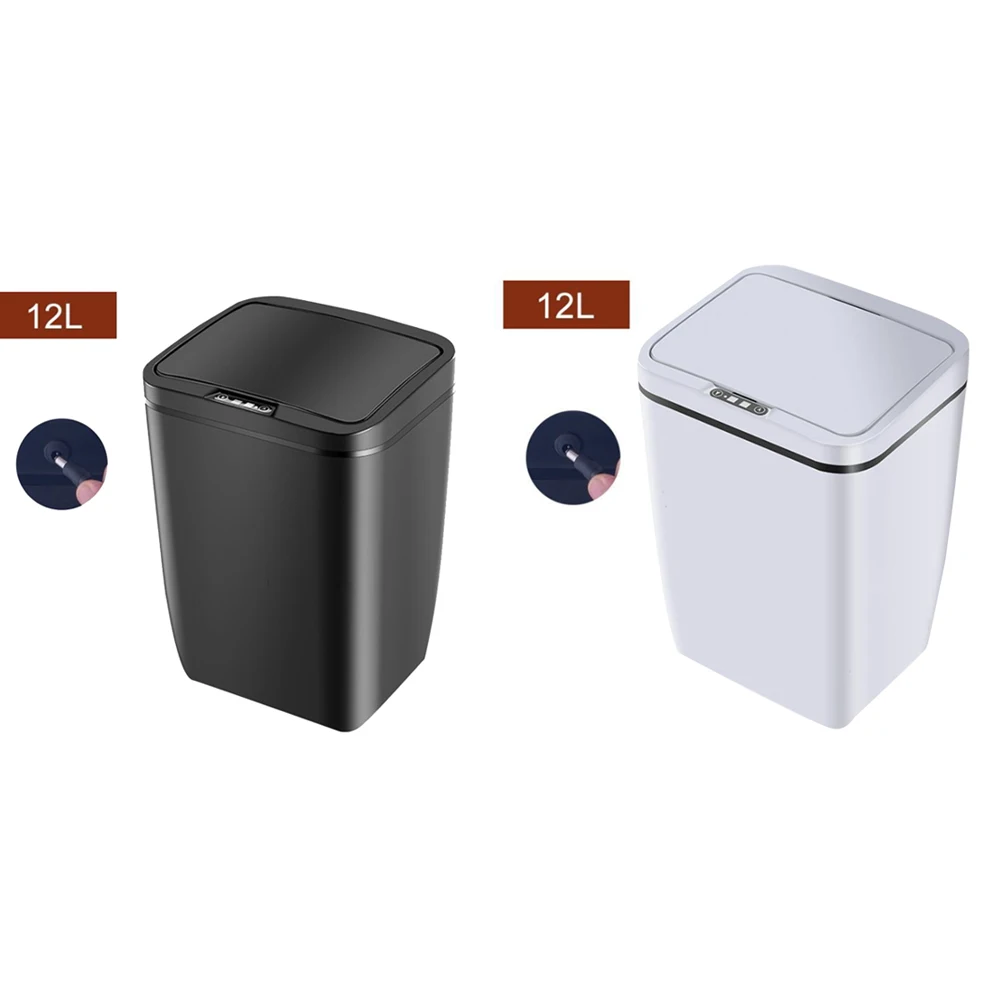 

Available Sensor Dustbin Touchless Trash Can Automatic Garbage Bin Opening Sensor Waste Garbage Bin Modern Style Fully Automatic