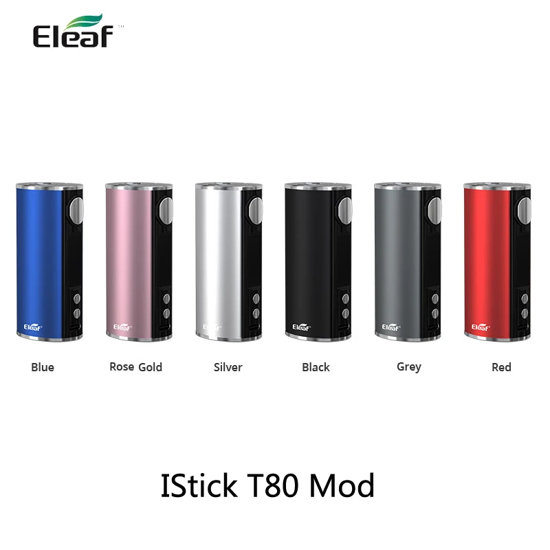 Оригинальный аккумулятор Eleaf iStick T80 80 Вт вейп мод 3000 мАч с баком Pesso и атомайзером