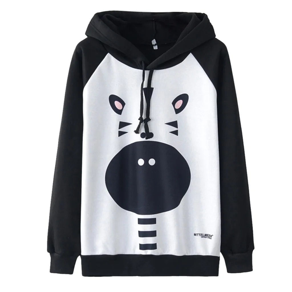 Бесплатная Страусиная контрастная панельная толстовка с капюшоном на завязках