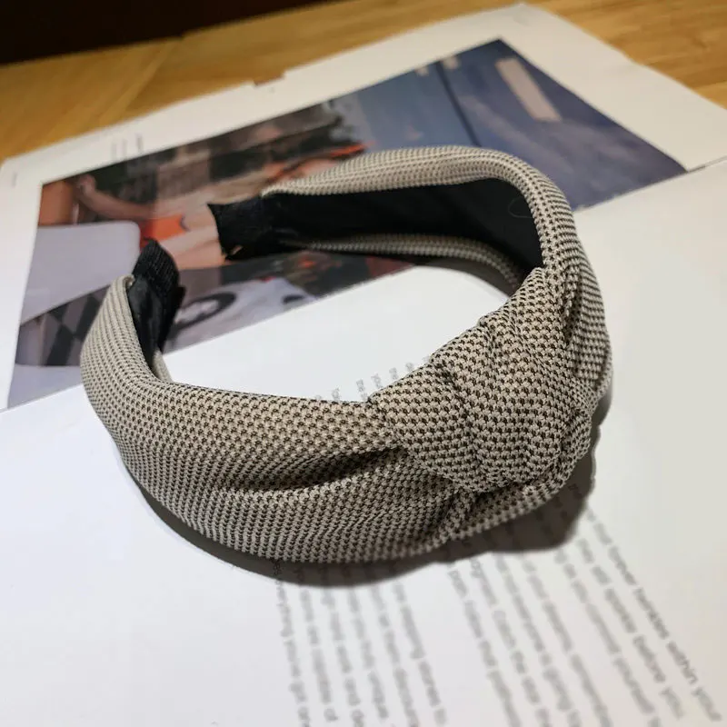 

KnitHeadband Wide Hairbands Head Hoop Knot Hair Hoop Makeup Hairbands Retro Hair Accessories Headdress Women Hairbands Headwear