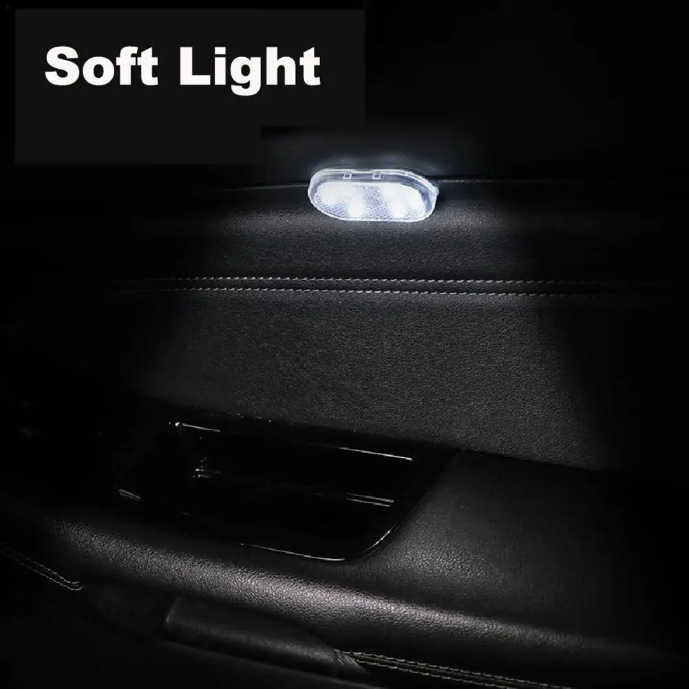 

Car Interior Light Auto Roof Ceiling Reading Lamp LED Car Styling Night Light Mini USB Charging Car Light 1pcs
