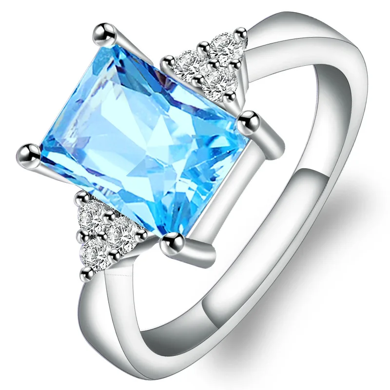 

Модное Радужное разноцветное кольцо с кристаллами, Элегантный женский романтический подарок