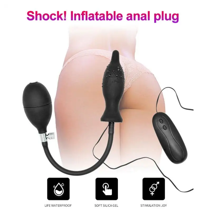 Силиконовый анальный фаллоимитатор большого размера Анальная пробка дилататор