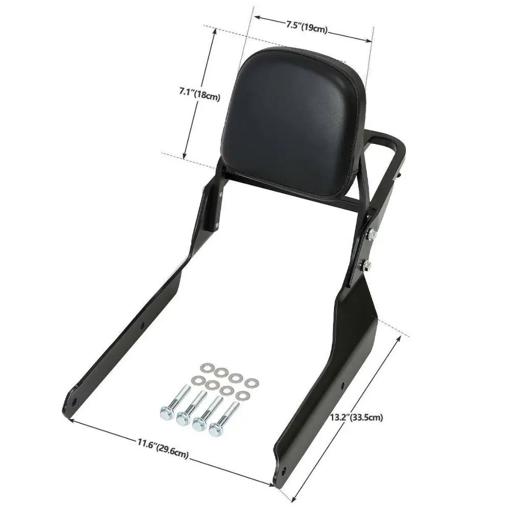 Спинка мотоцикла Sissy Bar с багажником для Honda Shadow Spirit Phantom 750 VT750C2 VT750C2B | Автомобили и