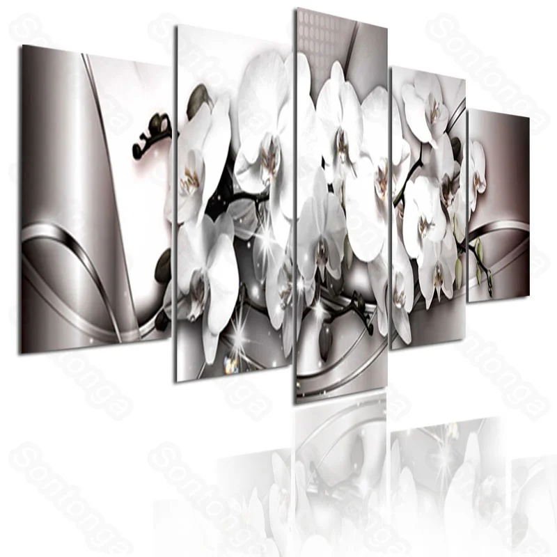 

Light Luxury Flower No. 1 Abstract Decorative Painting Simple Style Modern Entrance Living Room Corridor Study Room Hotel