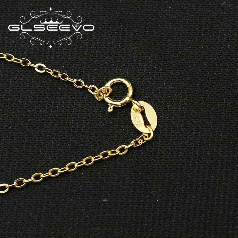 Glseev Music Symbol Sterling Silver Natural Freshwater Pearl Necklace Women's Birthday Party Fashion Exquisite Jewelry GN0321 |