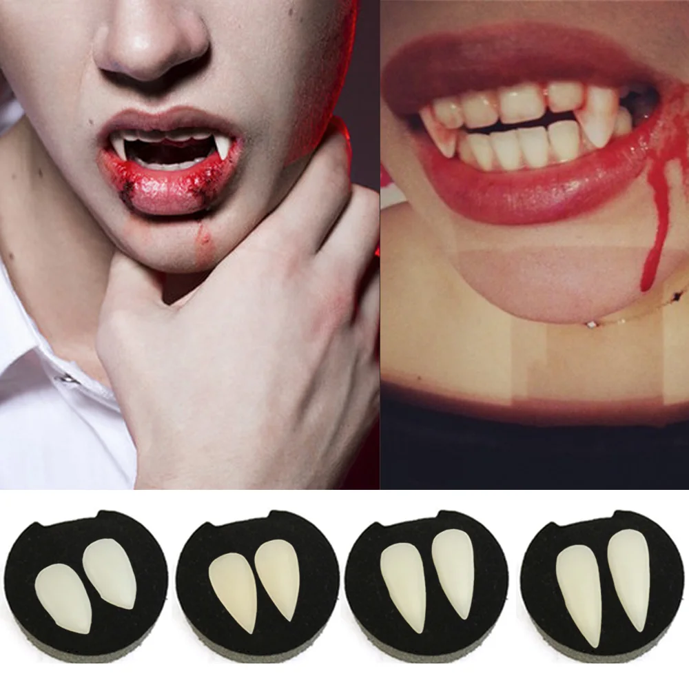 

Halloween Decoration Vampire Teeth Fangs Bloody Window Stickers Floor Clings Blood Garland Banner Horror Vampire Party Decor #1