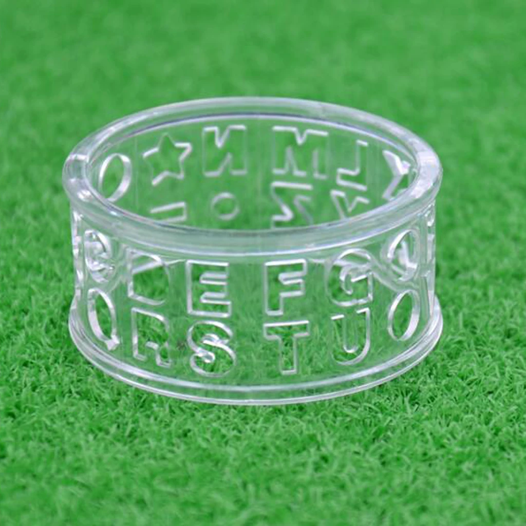 С буквенным рисунком мяча для гольфа шаблон маркера лайнера рисунок