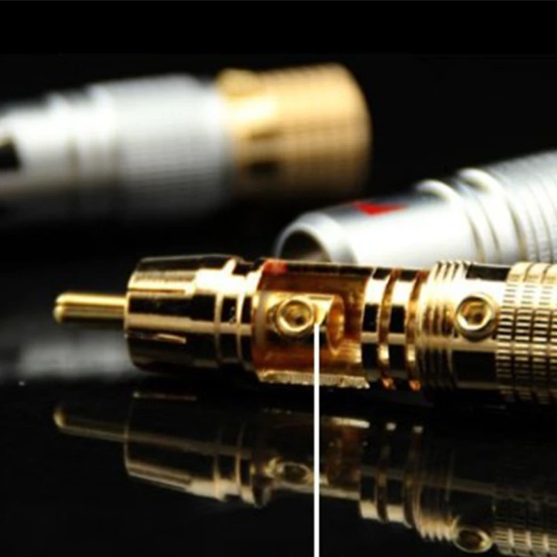 Разъемы RCA B03F профессиональные высококачественные цифровые адаптеры запасные