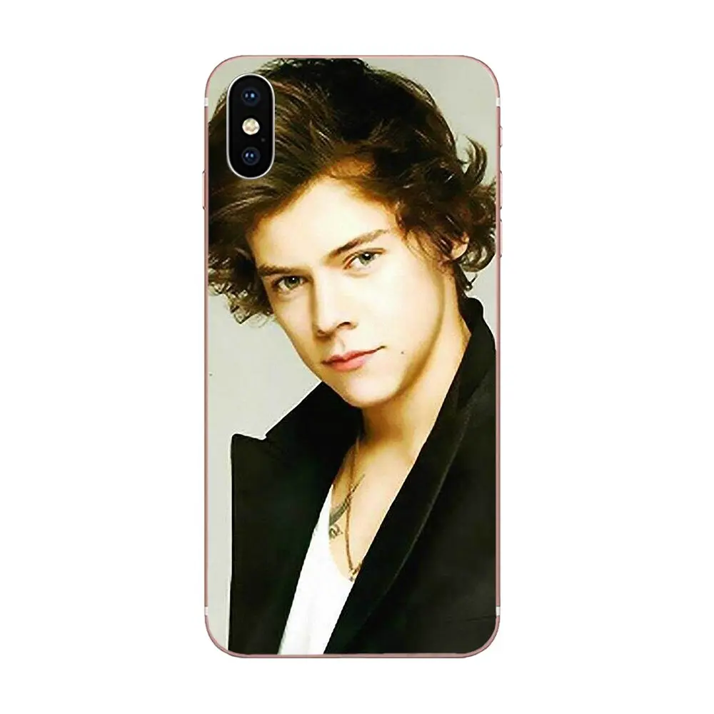 Чехол для телефона из ТПУ Apple iPhone 4 4s 5 5C 5S SE 6 6S 7 8 Plus X XS Max XR 1d Harry Styles One Direction Cute |