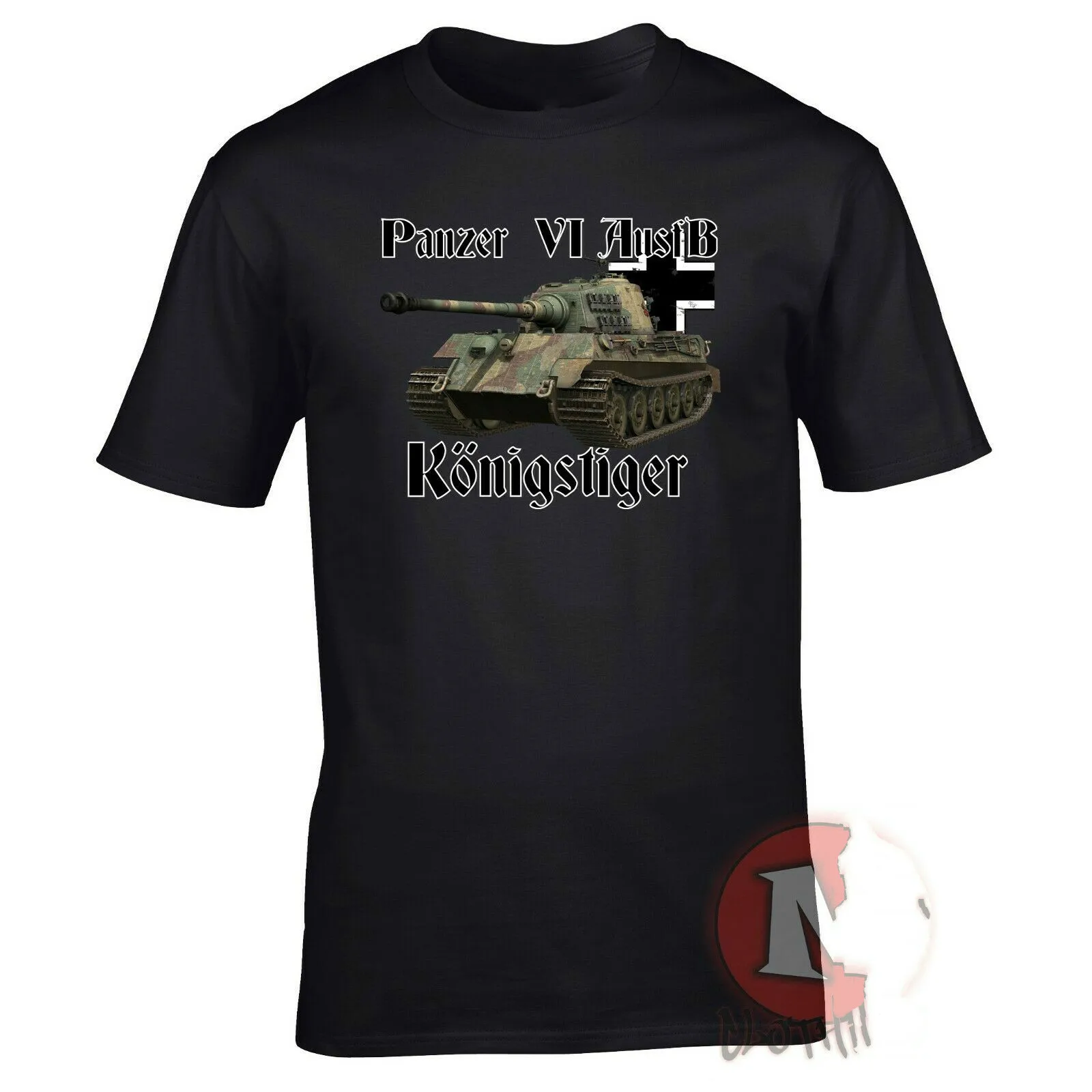 Panzer 6b KonigsTiger Tank немецкая Военная футболка военные танки|Мужские футболки| |