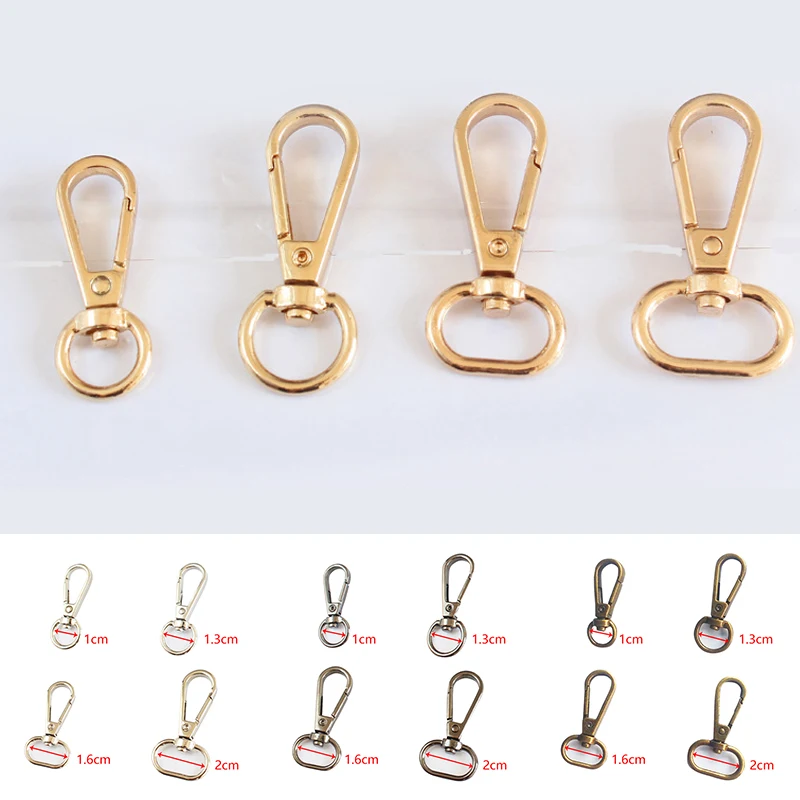 

10 шт. Поворотная кожаная сумка-карабин, сумочка, кошелек, ремешок на плечо, застежка для ремня, пряжка с триггером, цепочка для ключей, собачи...