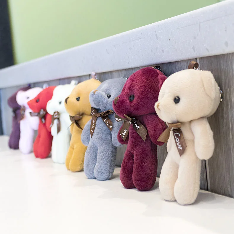 Лента Мишка Брелоки для ключей милый медвежонок сумка детей женская Подвеска