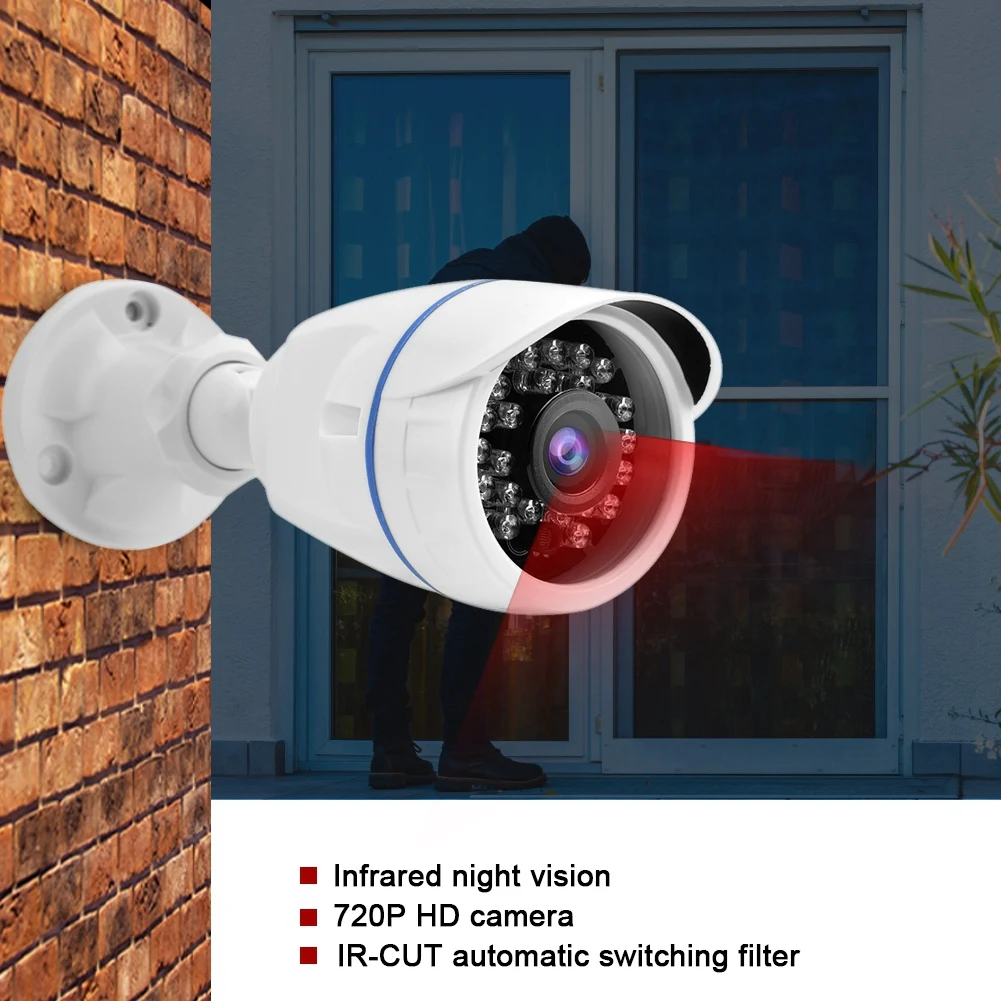 

1080P HD AHD WIFI IP Camera Smart Auto Tracking AHD Waterproof Night Vision Gun-shape Video Camera Outdoor Video Surveillance