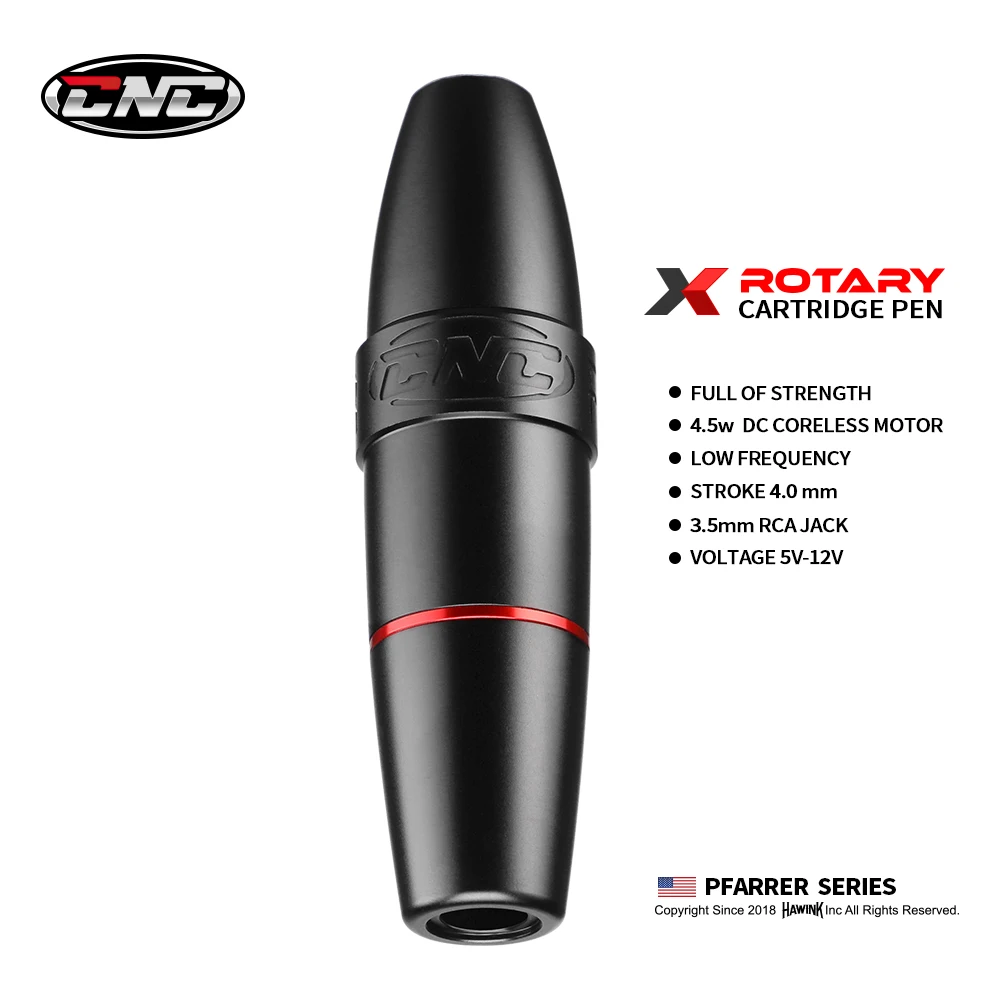 Мощная гибридная вращающаяся машинка для татуировок с разъемом RCA шнур