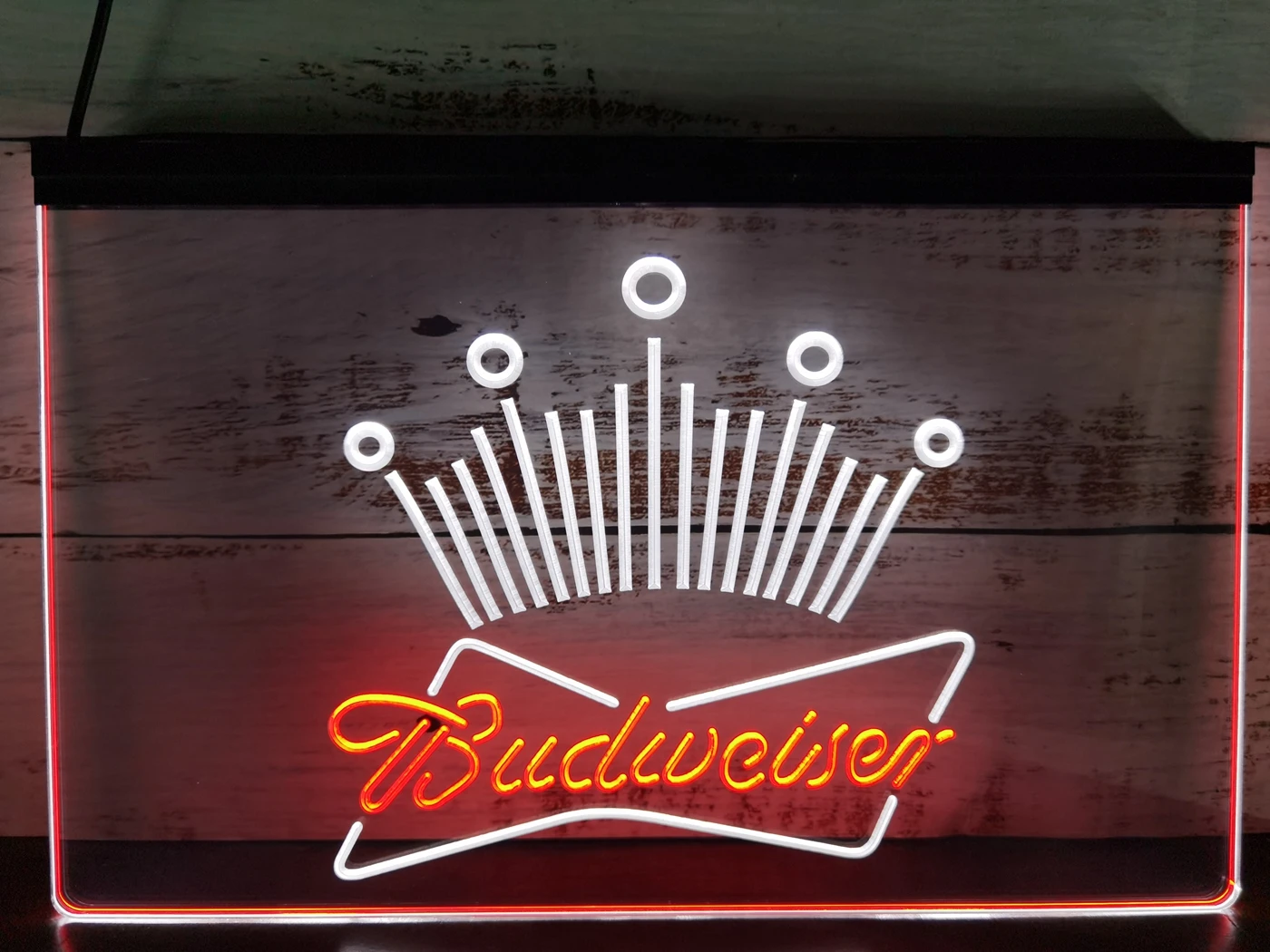

SS179 Budweiser Eagle Пивной клуб, украшение для бара, подарок, Двухцветные светодиодные неоновые световые знаки