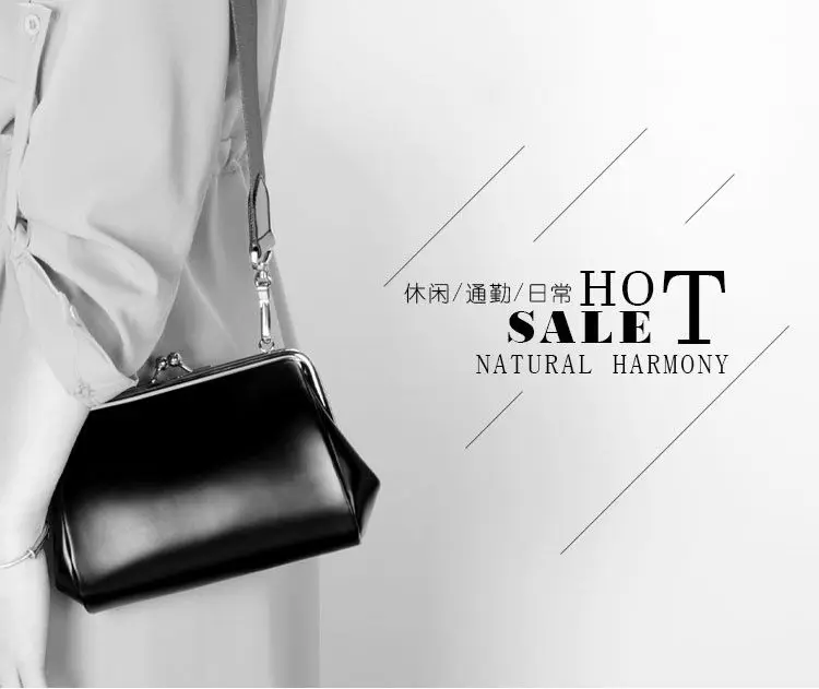 

purses and handbags Customized clip bag, portable wide shoulder strap, retro real girl messenger mini exquisite bag 2021 new