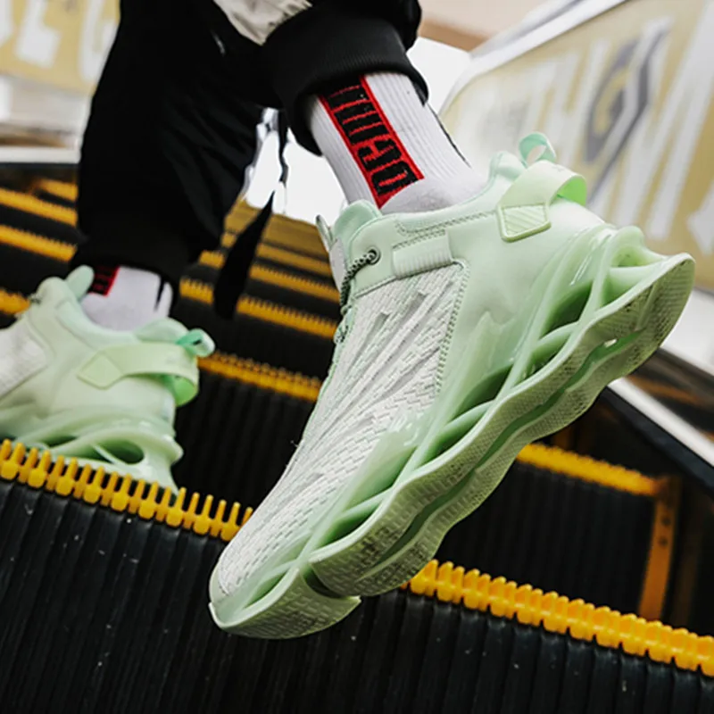 

Casual Shoes Men's Sneakers Lightweight Lace Up Fitness Fashion For Mens Blade High Top Breathable Outdoor Vulcanize Sneakers