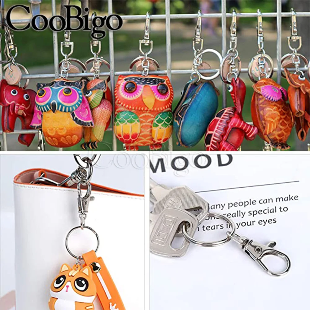 10 шт. металлические кнопки омара застежка крючок серебро Поворотный Trigger зажим