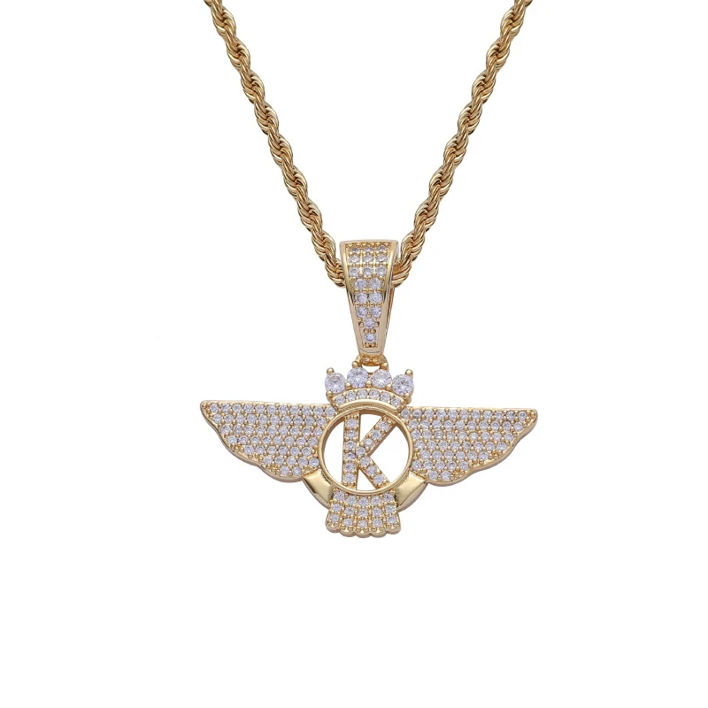 В стиле хип хоп циркониевый камень CZ вымощенное Bling Иран фаравахар ахурамазду