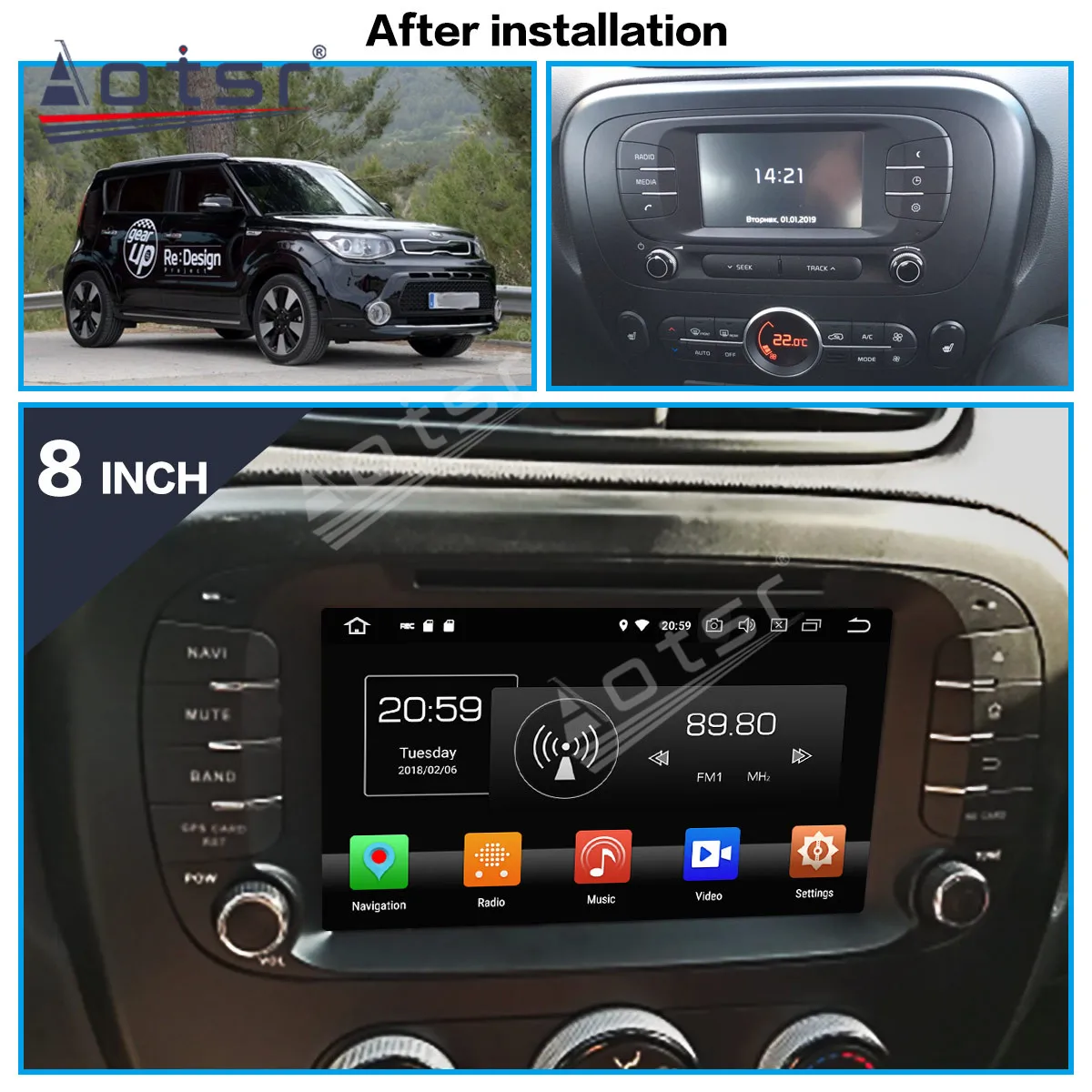 

Автомагнитола для Kia Soul 2015, Android, мультимедийный плеер 2014-2016, 2017, 2018, GPS-навигация, экран Carplay, автомобильное стерео устройство HD