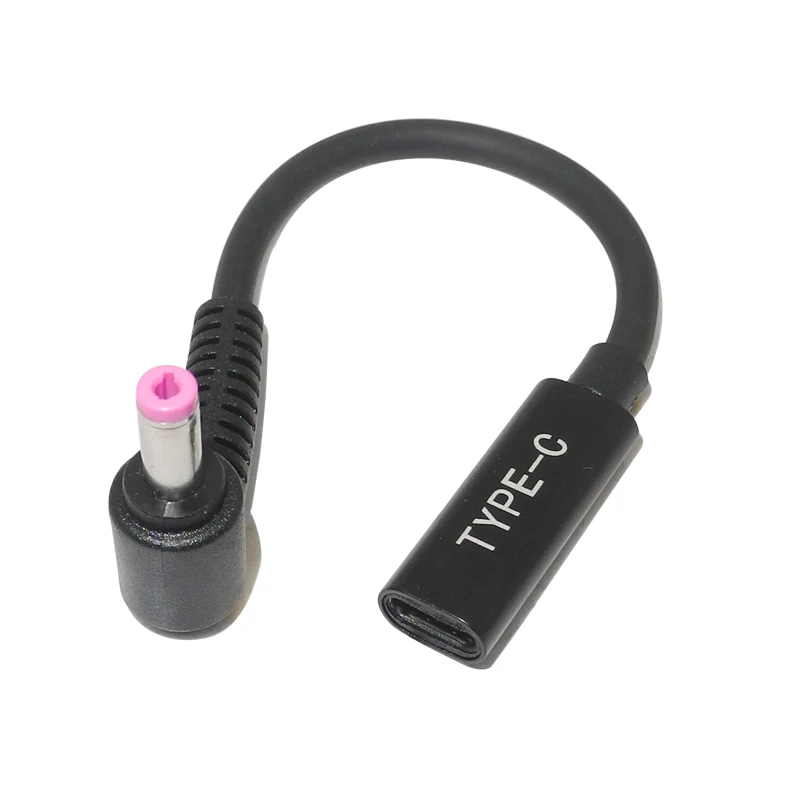 Адаптер питания для ноутбука Hp Compaq 500 510 520 530 540 550 620 USB C мама на зарядное устройство 4 8*1 7 мм|Компьютерные
