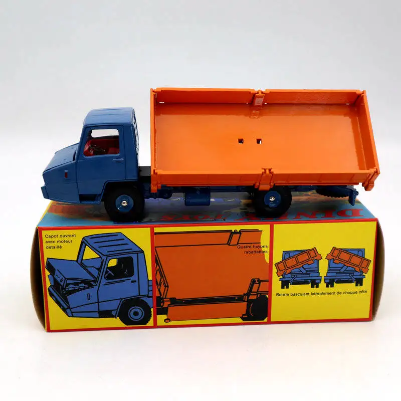 

Atlas Dinky toys 569 Berliet Stradair Benne Basculante Laterale Truck литые под давлением модели коллекции Авто подарок