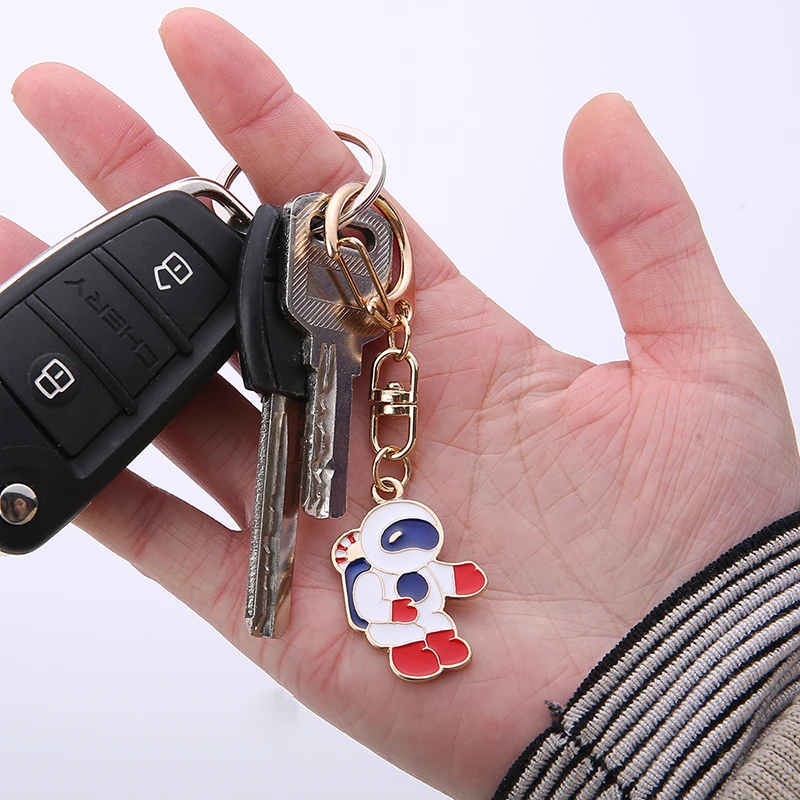 Простой мини-брелок для ключей для мужчин "Кролик-брелок" в виде морковки с чармом собаки Шиба-Ину в подарок.