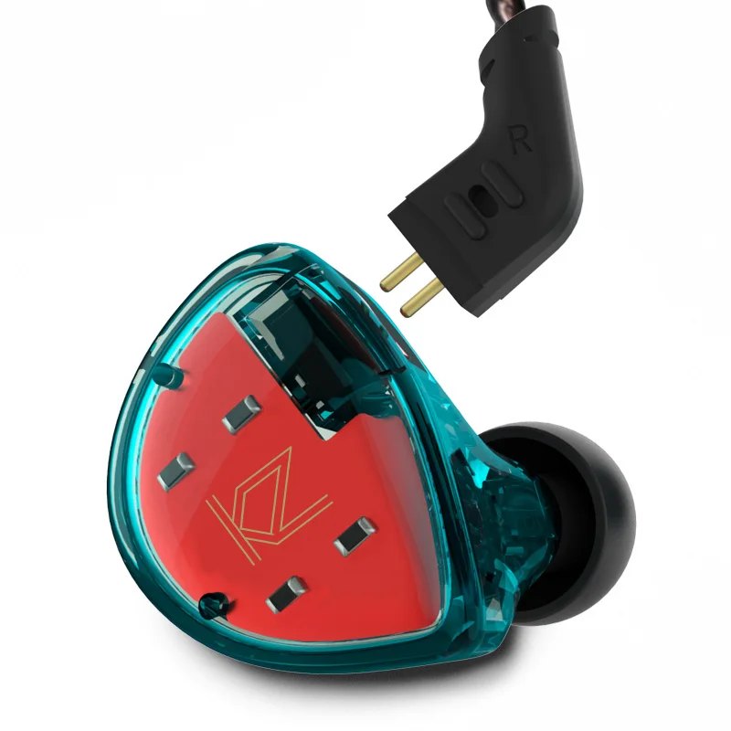 KZ ES4 1BA + DD наушники в ухо гибридная гарнитура HIFI бас шумоподавление для AS10 ZS10 ZST ZSN