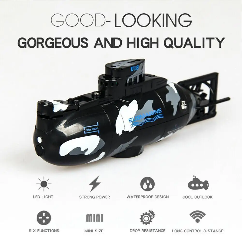 6 канальная подводная лодка игрушечная с дистанционным управлением