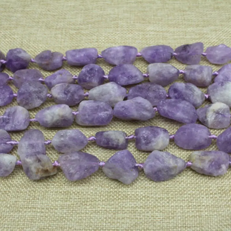 10-20MM 16Pcs/Lot 100% Natural Purple Raw Material Jewellery Accessories Findings Jewelry Loose Beads |