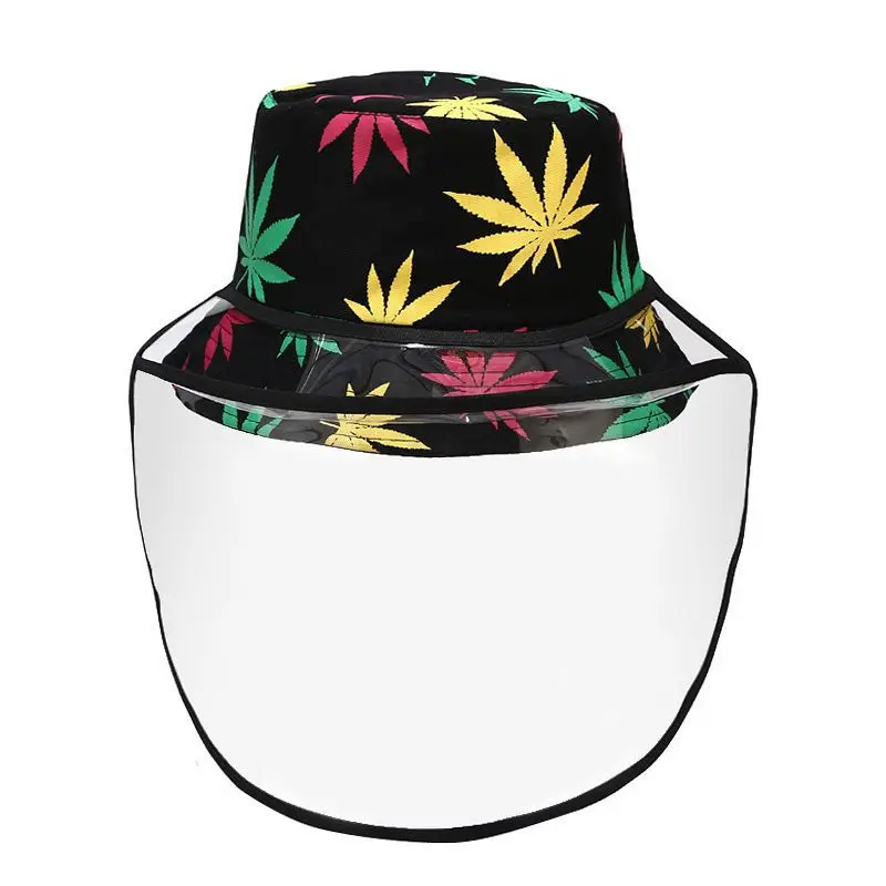 2020 шляпы ведра анти туман Панама Шляпа Унисекс Шляпы с защитной маской женские