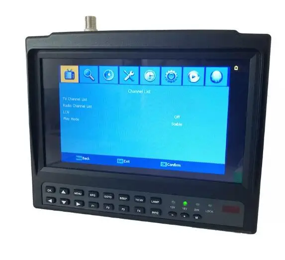 KPT-716TS DVB-S2 DVB-T2 satllite Finder meter Satellite TV Receiver MPEG-4 Modulator better satlink ws-6979 6933