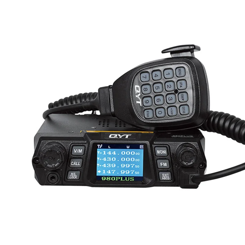 Мощная Двухдиапазонная Мобильная рация 1pz QYT KT 980 Plus 75 Вт для двухсторонней