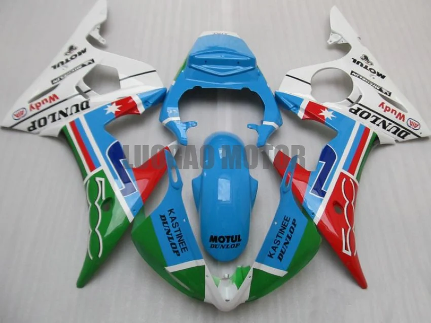 

Injection Bodywork Fairing kit for White Blue Green YAMAHA YZF600 R6 Cowlings 03 04 05 fairings set YZF 600R6 2003-2004-2005