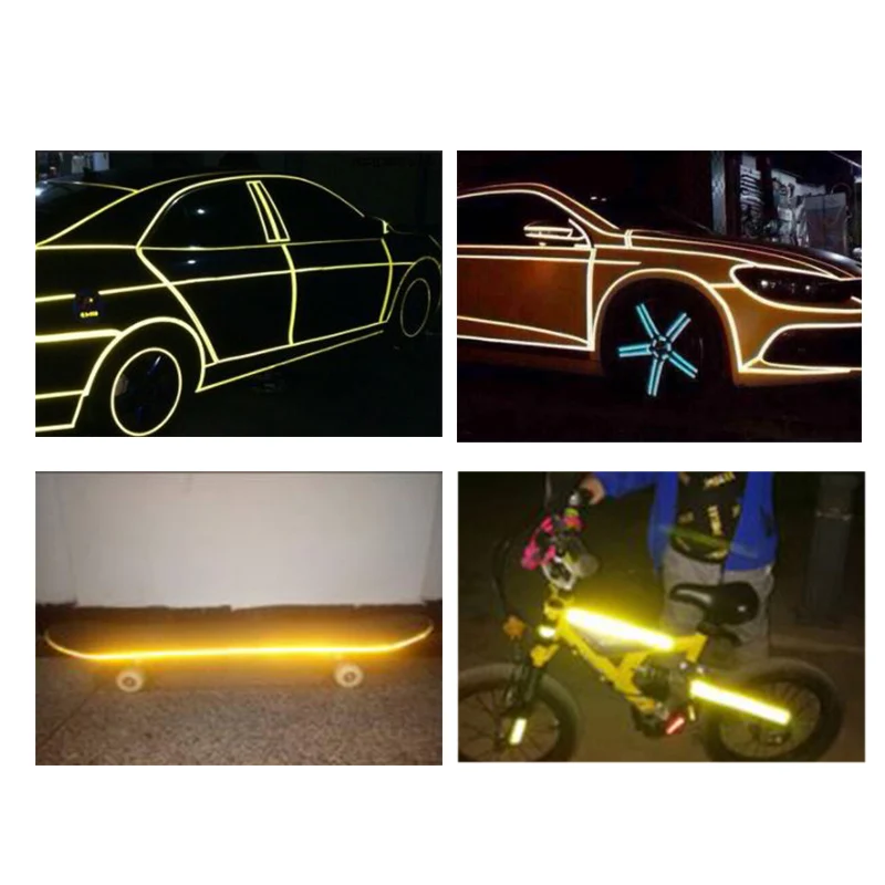 1 м автомобильный Стайлинг 3D светоотражающие наклейки для Ford focus 2 3 mk2 fiesta Suzuki swift