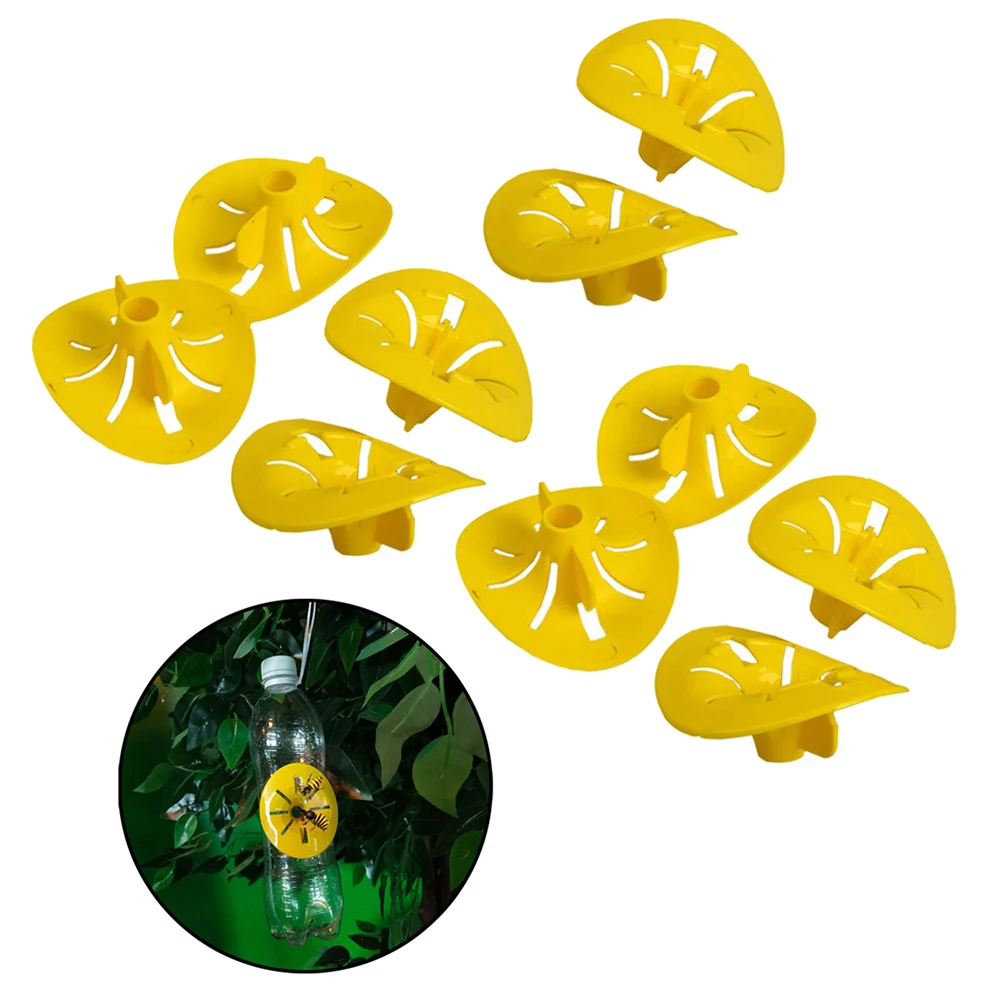 

1/5/10PCS Flower Shaped Reusable Garden Supplies Hornets Pest Control Bee Catcher Wasp Killer Wasp Trap