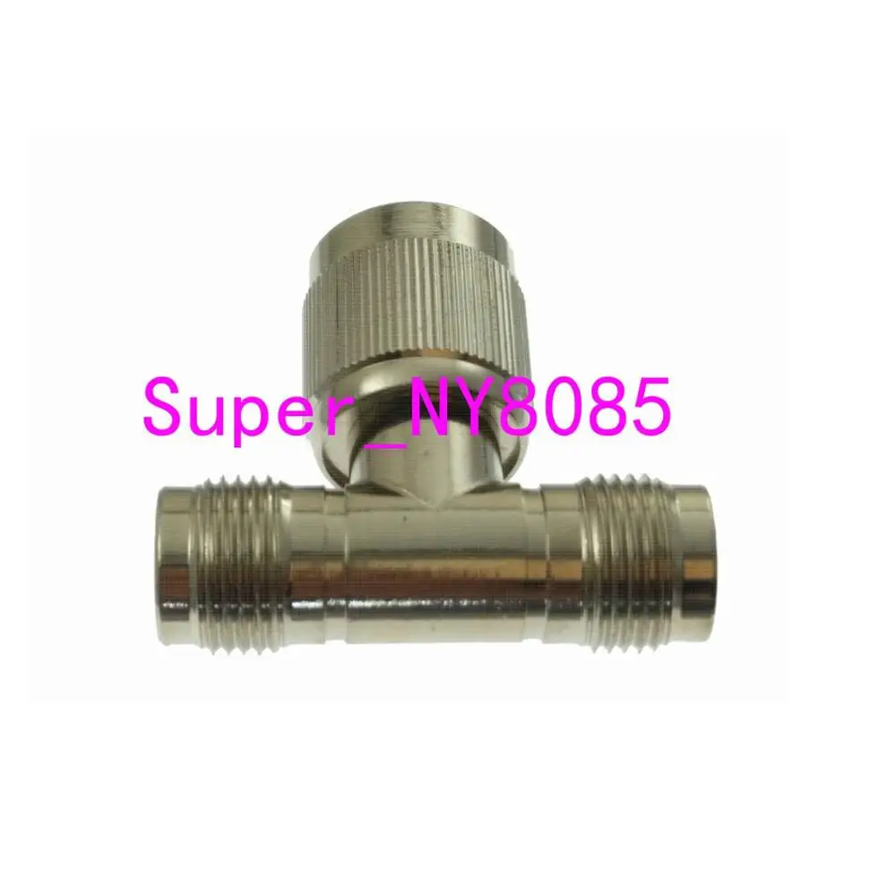 Adapter connector TNC male plug pin to 2x female jack T Splitter RF COAXIAL | Обустройство дома