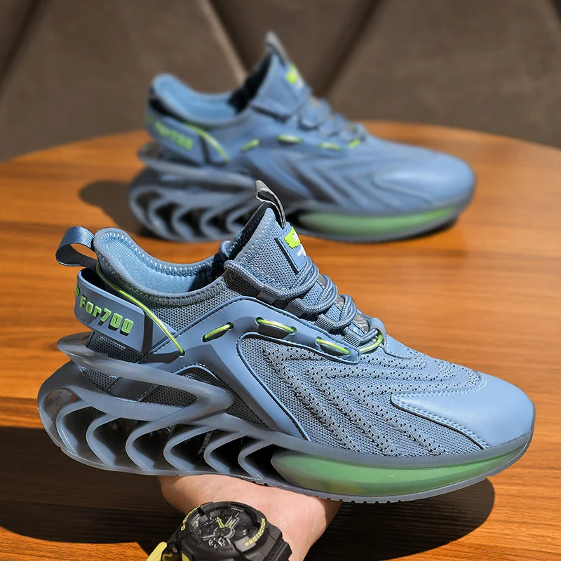 

Outdoor Breathable Blade Shoes Men Summer Student Hot Zapato Lightweight Fly Woven Sports Scarpa Lace-Up Jogging Calceus C5