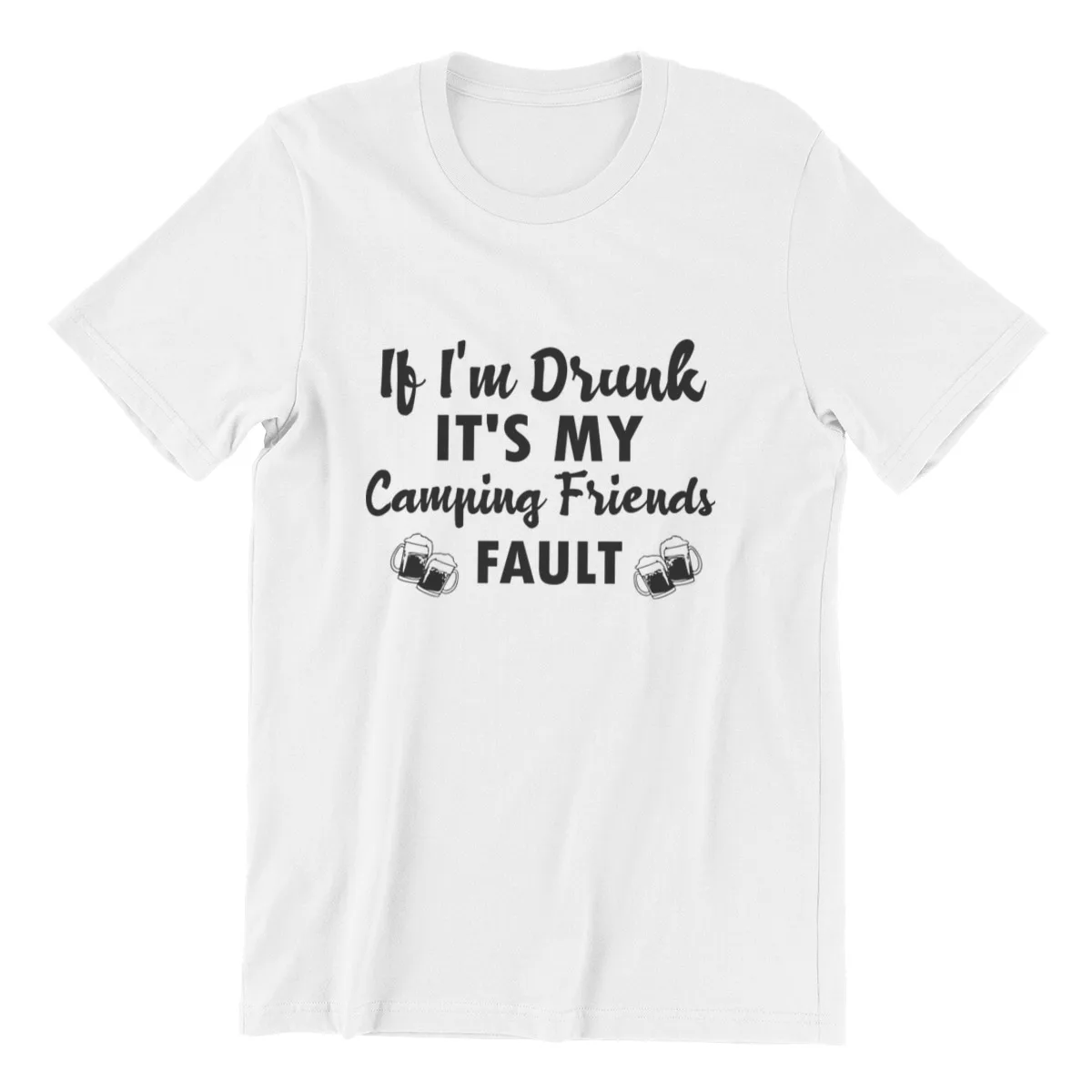 

if i’m drunk it’s my camping friends fault Punk Oversized Vintage 19 design Tees 132741