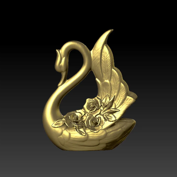 Новинка 3d-модель Rose swan goose STL для ЧПУ формат рельефная модель маршрутизатор гравер