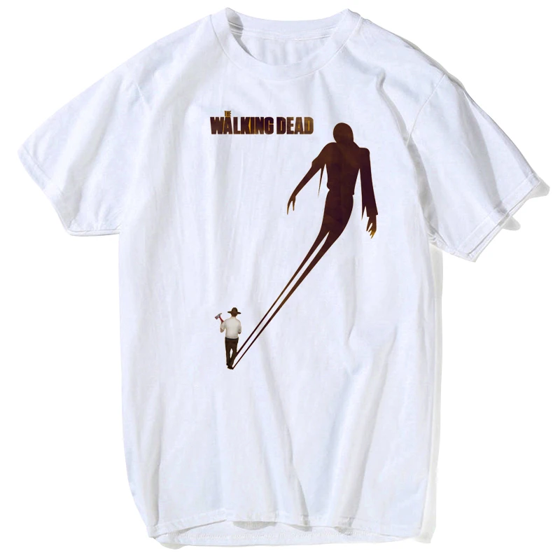 Мужские футболки Ходячие мертвецы уникальные для мужчин домашняя одежда мужские