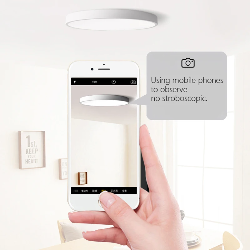 Горячая ультра-тонкий светодиодный потолочный светильник Потолочные