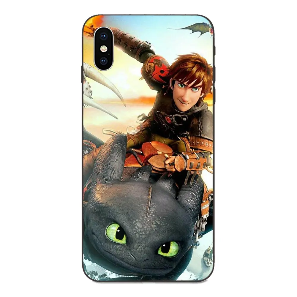 Мобильный защитный чехол для телефона Xiaomi Redmi Mi Note 2 3S 8 9 Lite SE Pro Train Your Dragon |