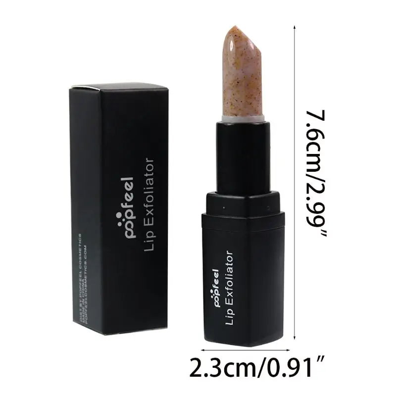 1 шт. женское удаление ороговевшей кожи макияж помада эксфолиант для губ