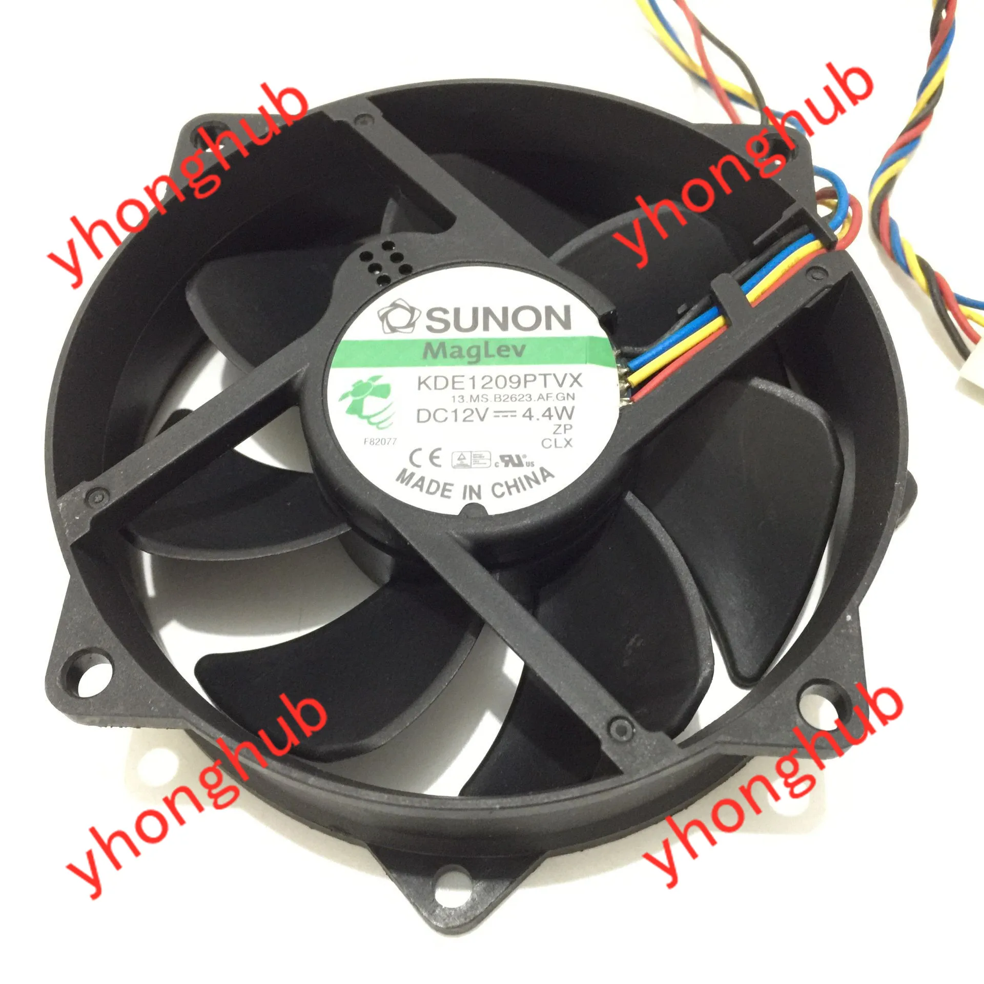 SUNON KDE1209PTVX 13.MS. B2623.AF.GN ac/DC 12V 4 W защитного стекла 92x92x25mm Круглый Вентилятор для