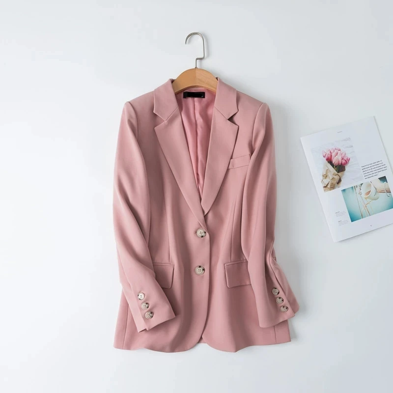 

2021 Spring Ladies Skirt Suits Women Single-breasted Jacket & Pencil Skirt Suits Business 2 Pieces Sets Office Uniform